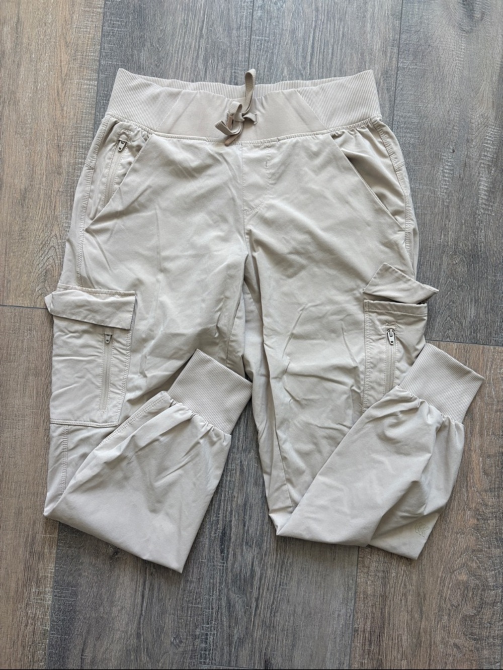 all in motion Women's Beige Cargo Jogger Pants